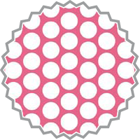 HONEYCOMB DOTS HOT PINK INVERS • PREMIUM COTTON • BY RILEY BLAKE