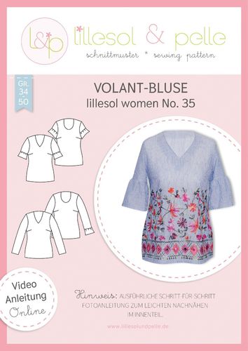 No.35 • VOLANT BLUSE • LILLESOL WOMEN • PSM & ANLEITUNG