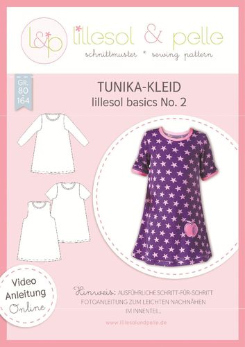 No.2 • TUNIKA KLEID • LILLESOL KIDS • PAPIERSCHNITT