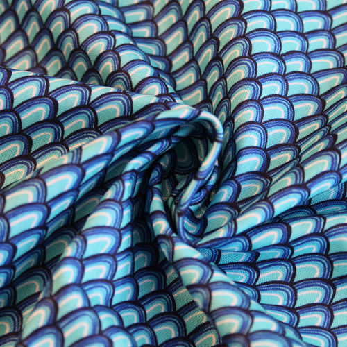NORTHERN SEAS • WHIMSY WAVES TURQUOISE • by BLEND FABRICS