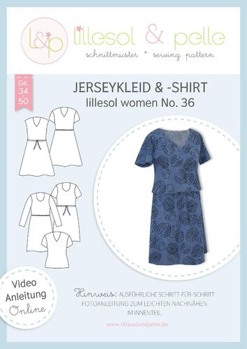 No.36 • JERSEYKLEID & SHIRT • LILLESOL WOMEN • PSM & ANLEITUNG