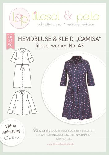 No.43 • HEMDBLUSE & KLEID CAMISA • LILLESOL WOMEN • PSM & ANLEITUNG