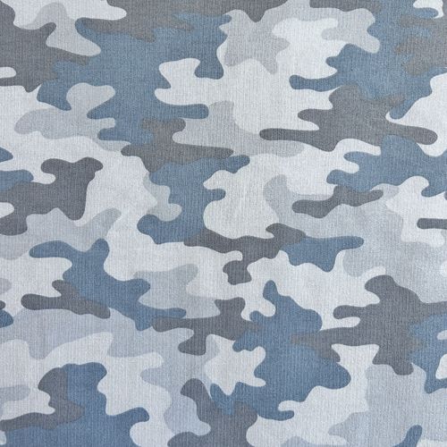 FRENCH TERRY • CAMOUFLAGE • DUSTY BLUE